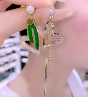 Korean Style Love Heart Earrings-121